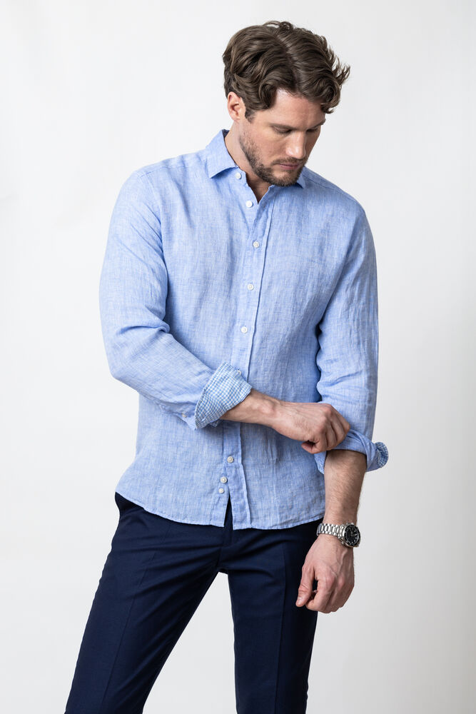 2903301-510_IndigoBow33LinnenShirt_ModelPictureFront