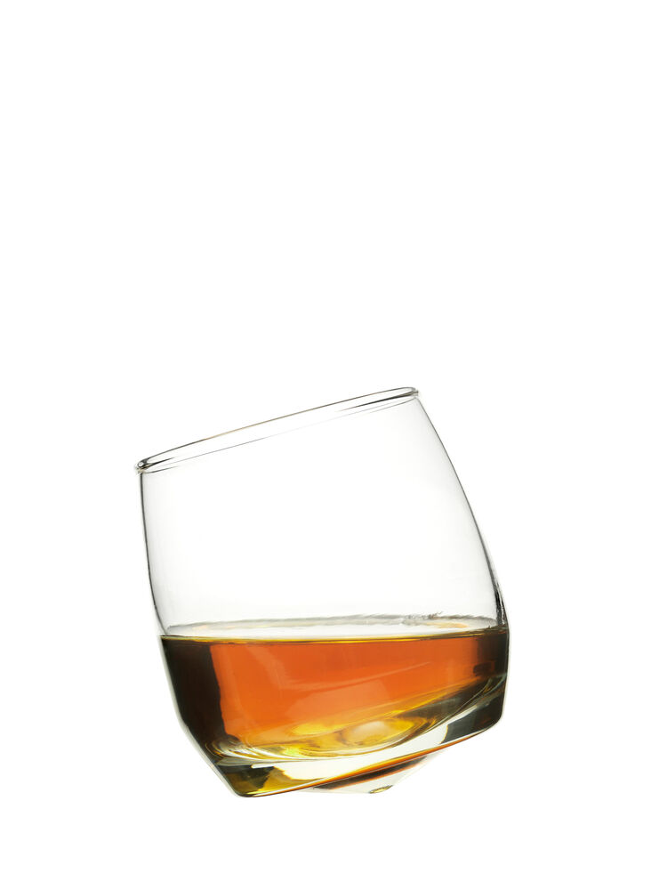 Tumblerglass med avrundet bunn