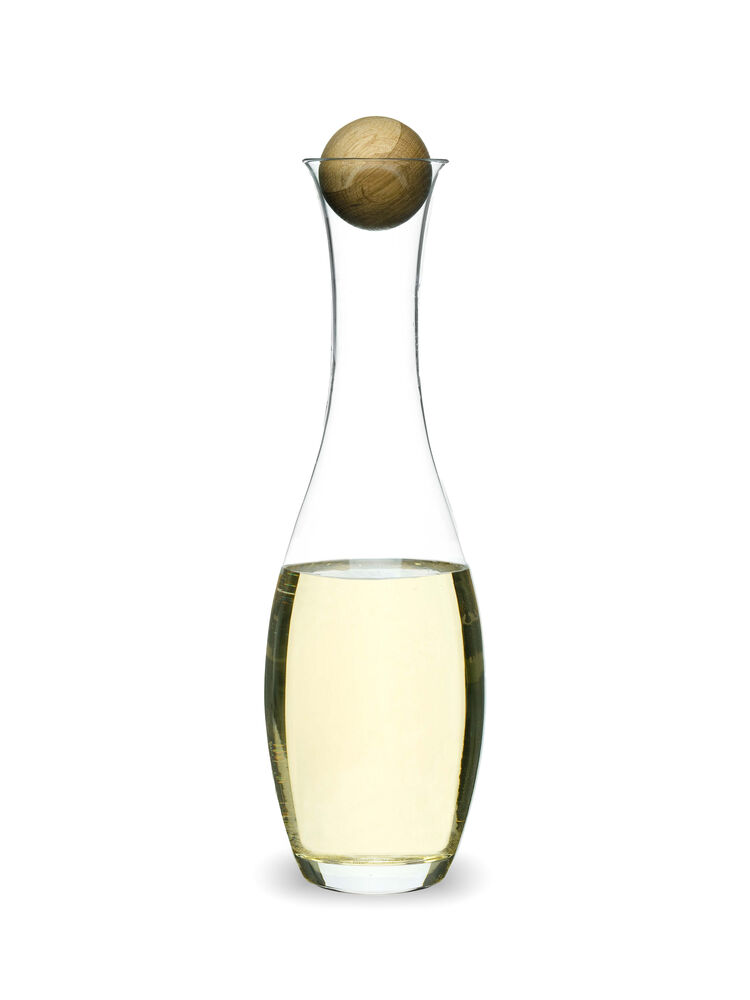 Nature vin-/vannkaraffel med eikekork