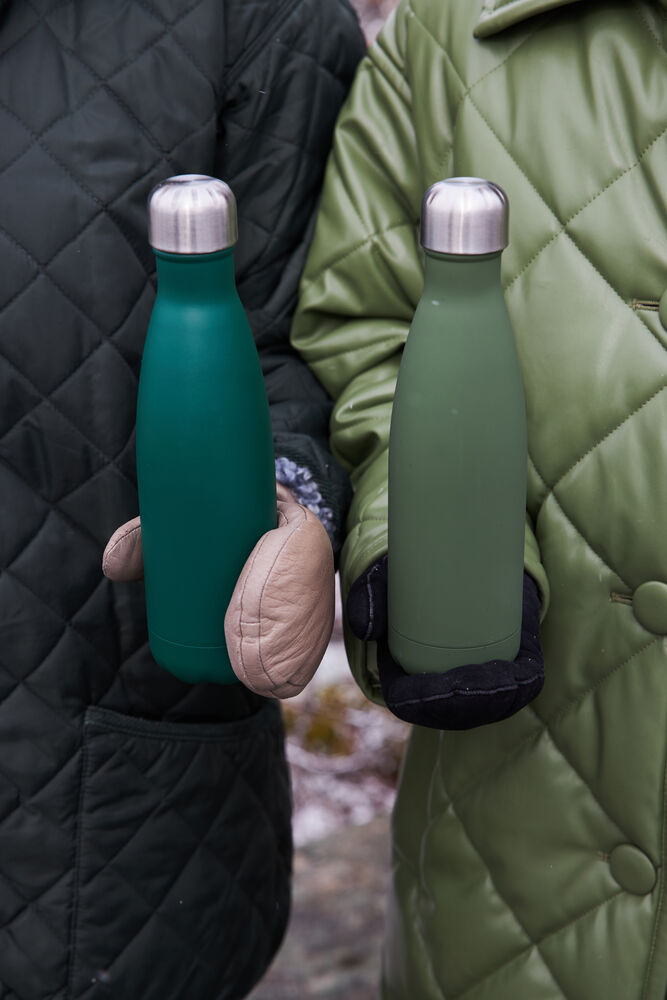 Nils stålflaske med gummiert utside