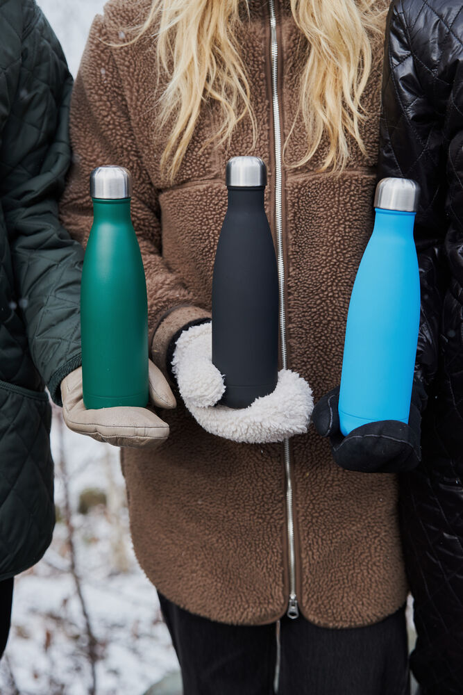 Nils stålflaske med gummiert utside