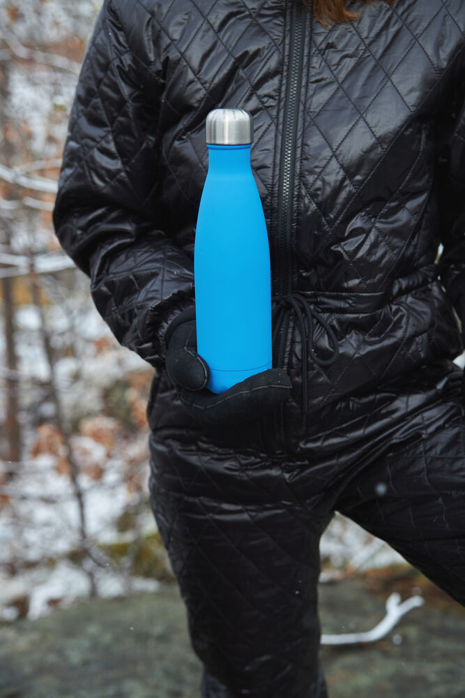 Nils stålflaske med gummiert utside