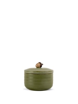 Ellen krukke med lokk, eikenøtt