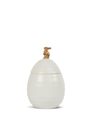 Ellen krukke med lokk, hare