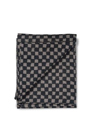 Bomullsduk Checki, Svart