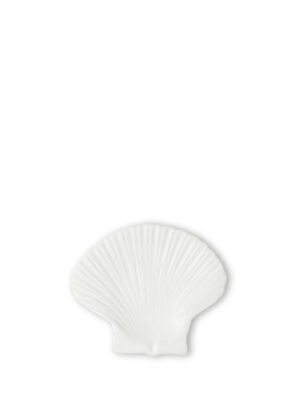 Asiett Shell S, Hvit
