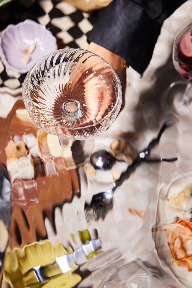 Champagne coupe Opacity
