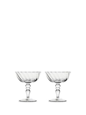 Italiensk champagne coupe Opacity, 2-pk.