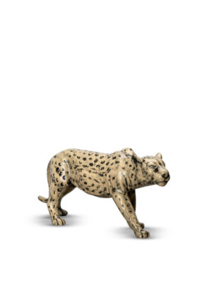 Porselensfigur Leopard
