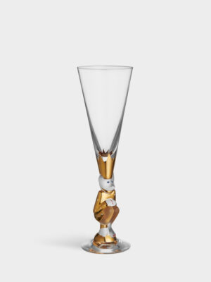 The sparkling devil champagneglass gull 19cl
