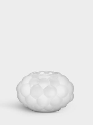 RASPBERRY FROSTED VOTIVE D 110MM