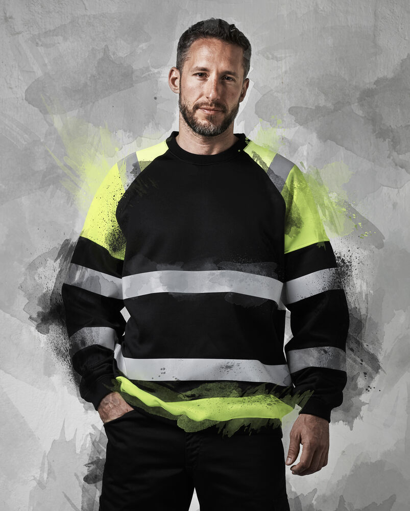 65512465_Sweatshirt-Hi-Vis_65231420_Service-Trousers-Hi-Vis_Aquarelle_Jobman