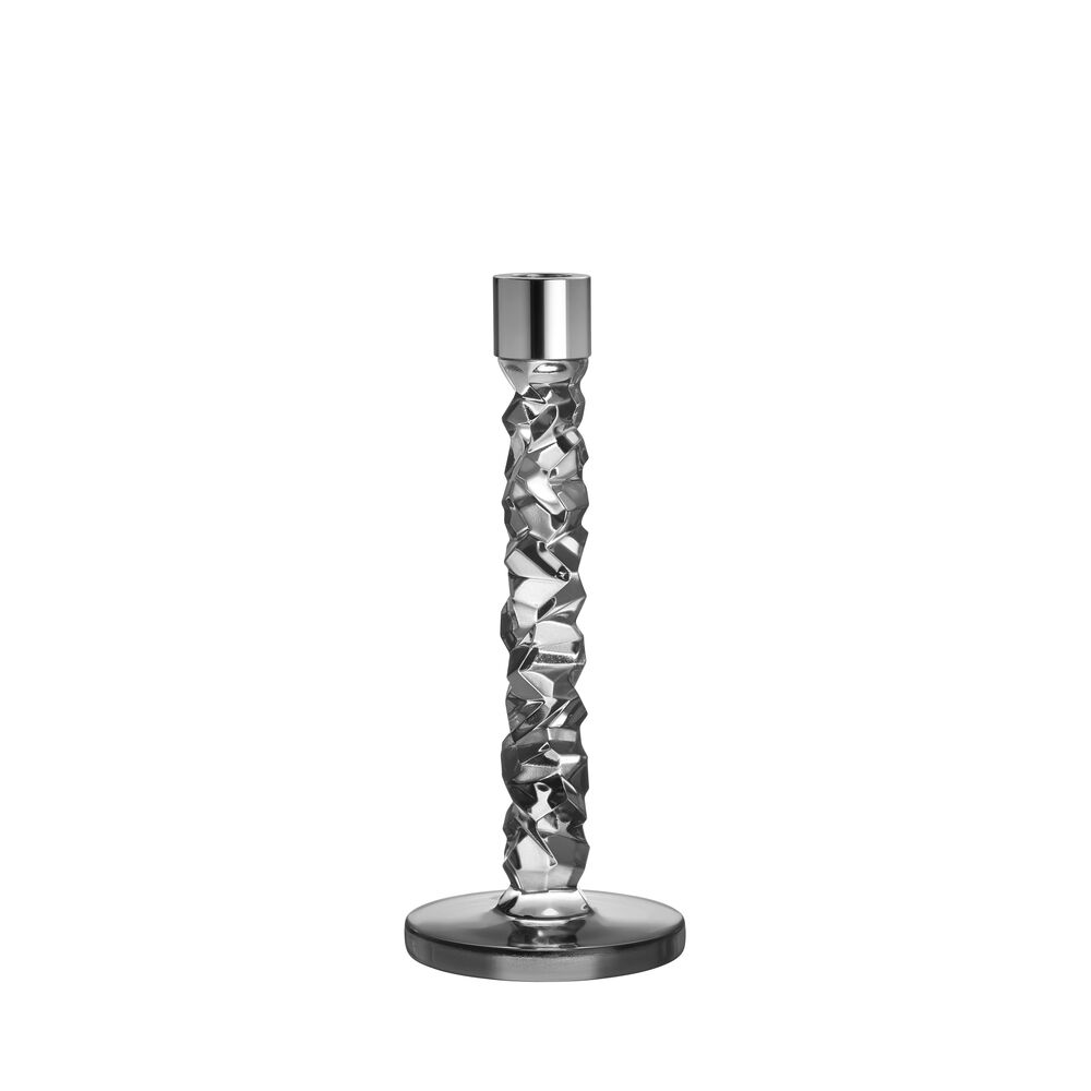 Carat candlestick anthracite H 242mm 2-pk.