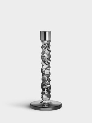 Carat candlestick anthracite H 242mm 2-pk.