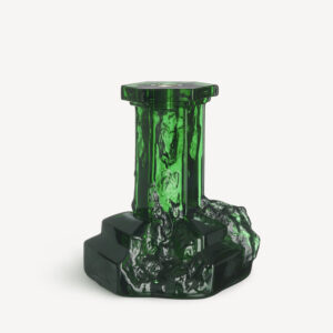 Rocky Baroque candlestick emerald green 175mm