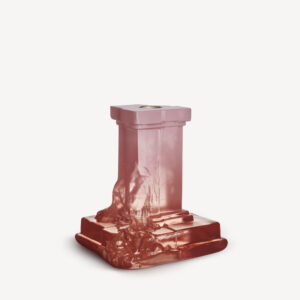 Rocky Baroque candlestick spicy rose 150mm