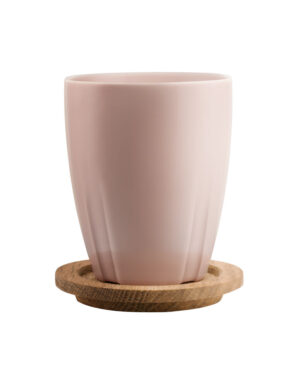 BRUK SEA LIGHT PINK MUG OAK LID 2-P